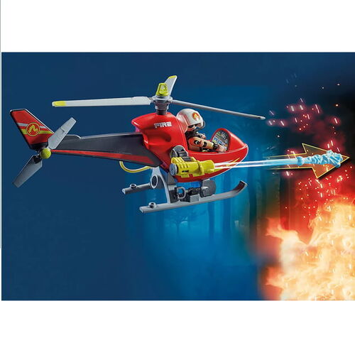 PLAYMOBIL - HELICPTERO DE BOMBEROS