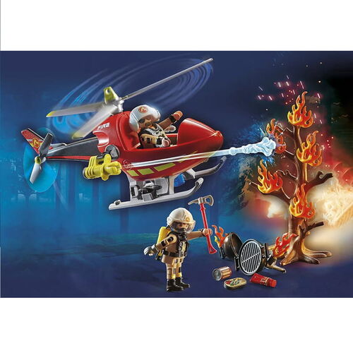 PLAYMOBIL - HELICPTERO DE BOMBEROS