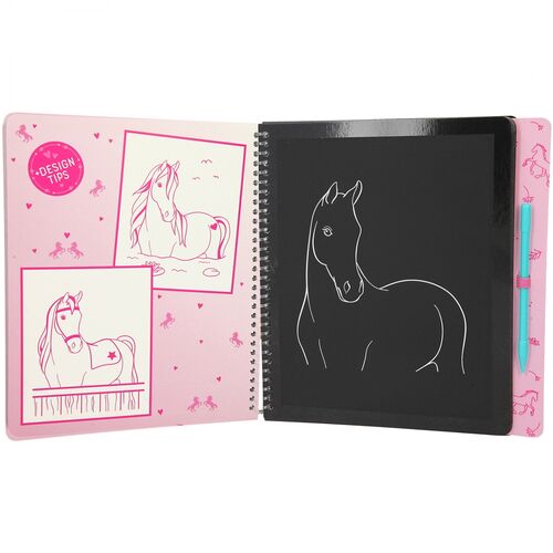 MISS MELODY - CUADERNO MAGIC SCRATCH