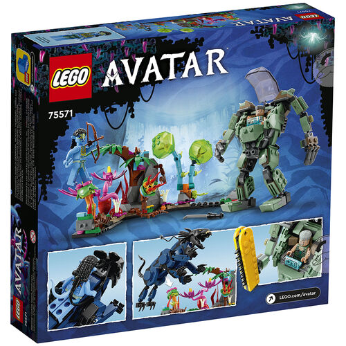 LEGO AVATAR - NEYTIRI Y THANATOR VS QUARITH CON ARMADURA AMP