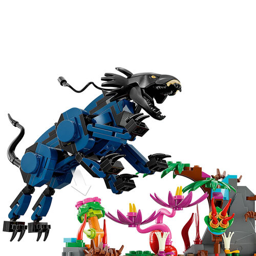 LEGO AVATAR - NEYTIRI Y THANATOR VS QUARITH CON ARMADURA AMP