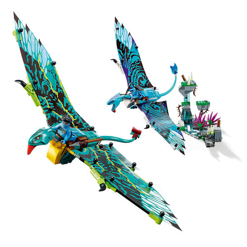 LEGO AVATAR - PRIMER VUELO EN BANSHEE DE JAKE Y NEYTIRI