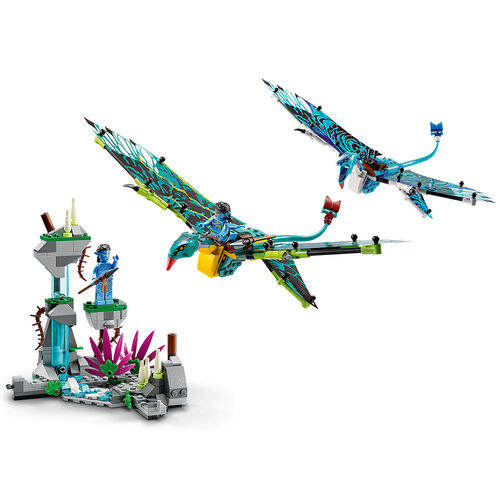 LEGO AVATAR - PRIMER VUELO EN BANSHEE DE JAKE Y NEYTIRI