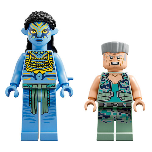 LEGO AVATAR - NEYTIRI Y THANATOR VS QUARITH CON ARMADURA AMP