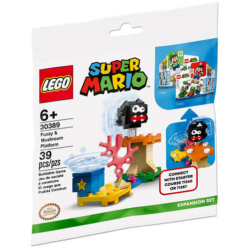 LEGO SUPER MARIO - SET DE EXPANSIN: FUZZY Y PLATAFORMA CHAMPIN