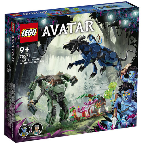 LEGO AVATAR - NEYTIRI Y THANATOR VS QUARITH CON ARMADURA AMP