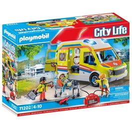 PLAYMOBIL - AMBULANCIA CON LUZ Y SONIDO