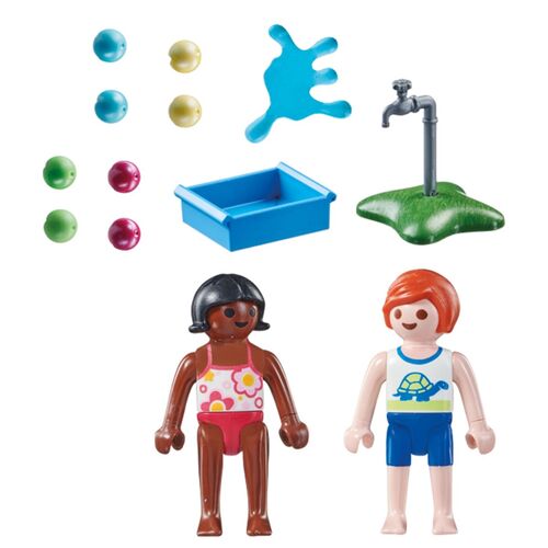 PLAYMOBIL - NIOS CON GLOBOS DE AGUA