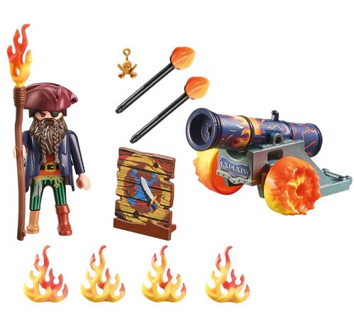 PLAYMOBIL - PIRATA CON CAN