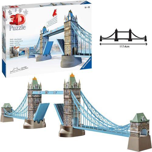 RAVENSBURGER - PUZLE 3D PUENTE DE LA TORRE 216 PIEZAS