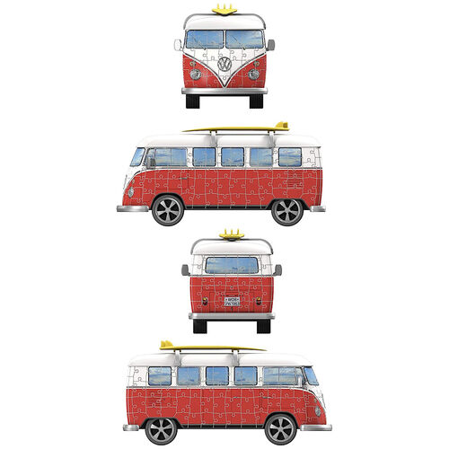 RAVENSBURGER - PUZLE 3D VOLKSWAGEN T1 162 PIEZAS