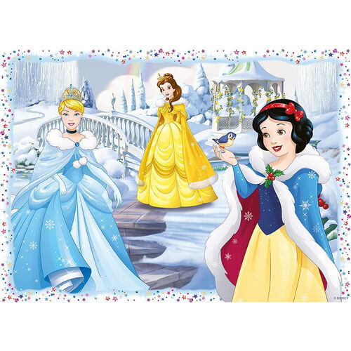 RAVENSBURGER - PUZLE PRINCESAS DISNEY 4 x 100 PIEZAS