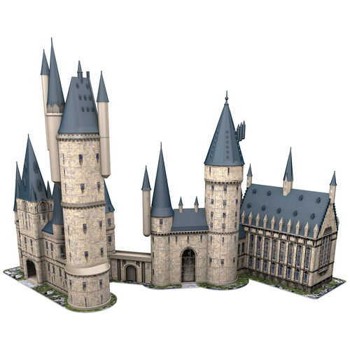 RAVENSBURGER - PUZLE 3D CASTILLO DE HOGWARTS: GRAN SALN + TORRE DE ASTRONOMIA 1245 PIEZAS