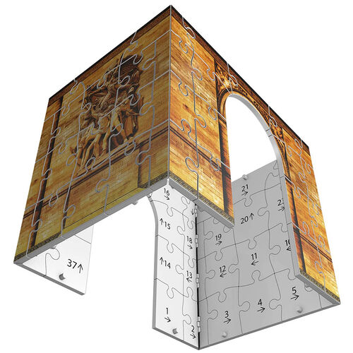 RAVENSBURGER - PUZLE 3D ARCO DEL TRIUNFO DE NOCHE 216 PIEZAS