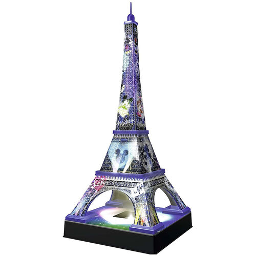 RAVENSBURGER - PUZLE 3D TORRE EIFFEL DISNEY DE NOCHE 216 PIEZAS