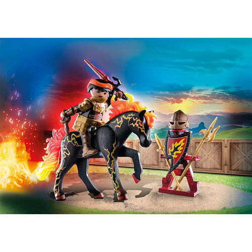 PLAYMOBIL NOVELMORE - CABALLERO DE FUEGO