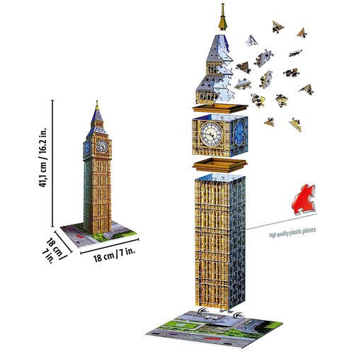 RAVENSBURGER - PUZLE 3D BIG BEN 216 PIEZAS