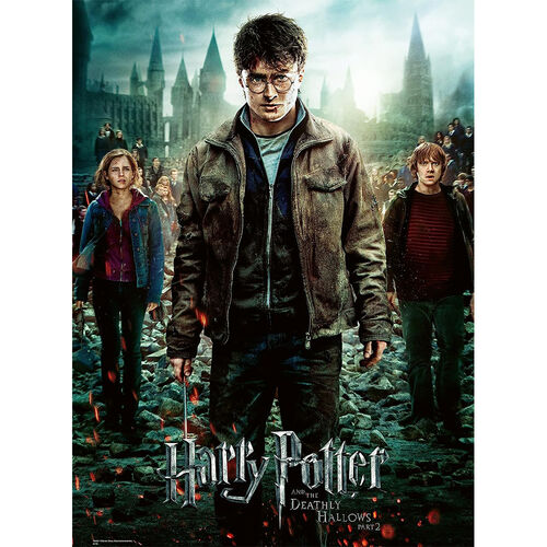 RAVENSBURGER - PUZLE HARRY POTTER Y LAS RELIQUIAS DE LA MUERTE 300 PIEZAS XXL