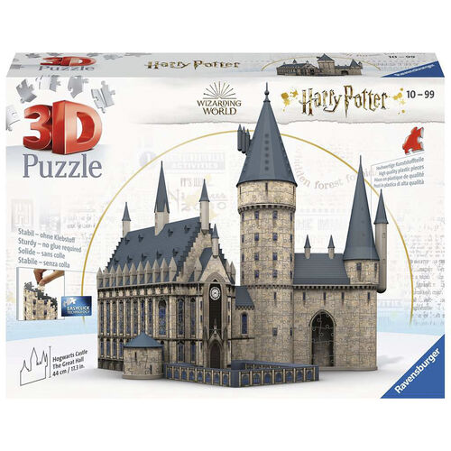 RAVENSBURGER - PUZLE 3D CASTILLO DE HOGWARTS: GRAN SALN 630 PIEZAS