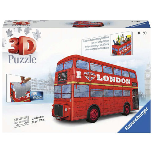 RAVENSBURGER - PUZLE 3D AUTOBS DE LONDRES 216 PIEZAS