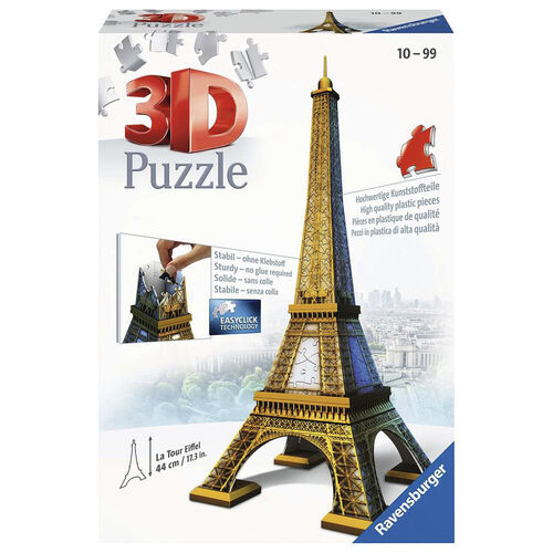 RAVENSBURGER - PUZLE 3D LA TORRE EIFFEL 216 PIEZAS