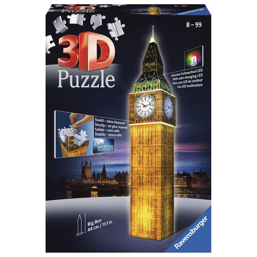 RAVENSBURGER - PUZLE 3D BIG BEN DE NOCHE 216 PIEZAS