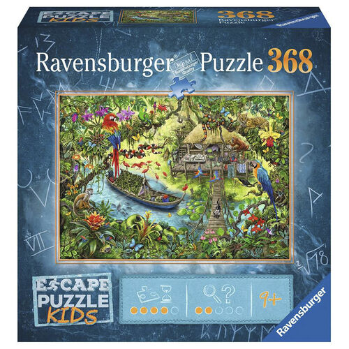 RAVENSBURGER ESCAPE PUZZLE KIDS - EXPEDICIN EN LA JUNGLA 368 PIEZAS