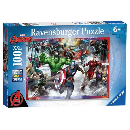 RAVENSBURGER - PUZLE VENGADORES 100 PIEZAS