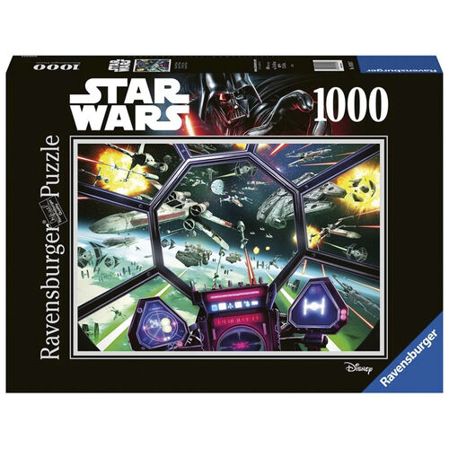 RAVENSBURGER - PUZLE STAR WARS: TIE FIGHTER 1000 PIEZAS