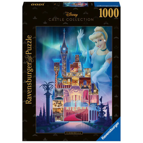 RAVENSBURGER - PUZLE CASTILLOS DE DISNEY: CENICIENTA 1000 PIEZAS