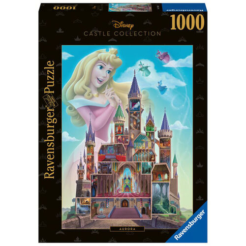 RAVENSBURGER - PUZLE CASTILLOS DE DISNEY: AURORA 1000 PIEZAS