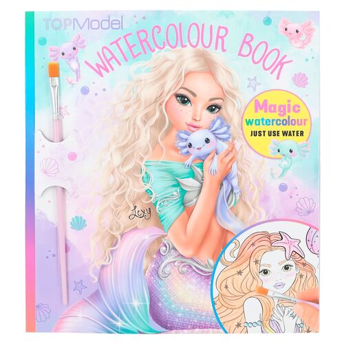 TOP MODEL - LIBRO DE ACUARELAS MERMAID