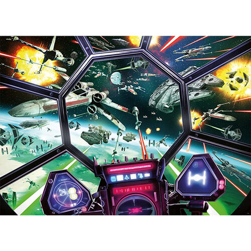 RAVENSBURGER - PUZLE STAR WARS: TIE FIGHTER 1000 PIEZAS