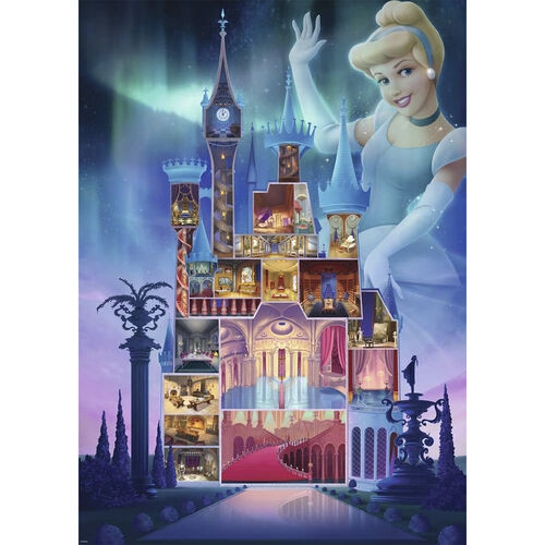 RAVENSBURGER - PUZLE CASTILLOS DE DISNEY: CENICIENTA 1000 PIEZAS