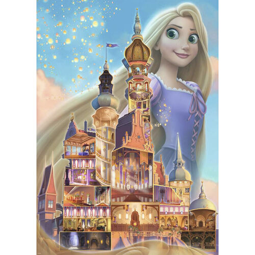 RAVENSBURGER - PUZLE CASTILLOS DE DISNEY: RAPUNZEL 1000 PIEZAS