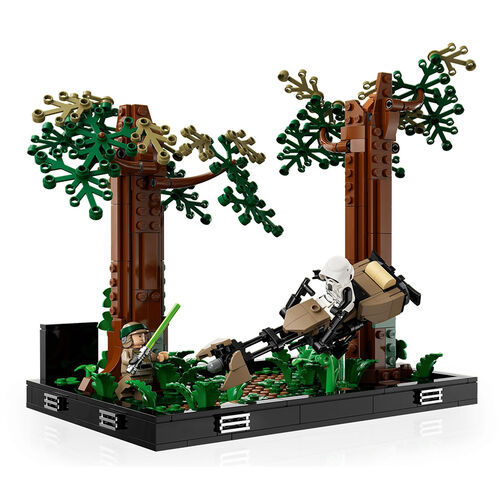 LEGO STAR WARS - DIORAMA: DUELO DE SPEEDERS EN ENDOR