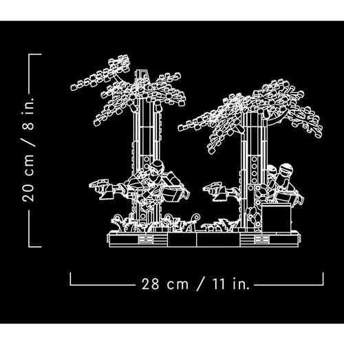 LEGO STAR WARS - DIORAMA: DUELO DE SPEEDERS EN ENDOR