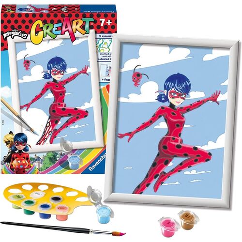 RAVENSBURGER CREART KIT PINTURA LAS AVENTURAS DE LADYBUG