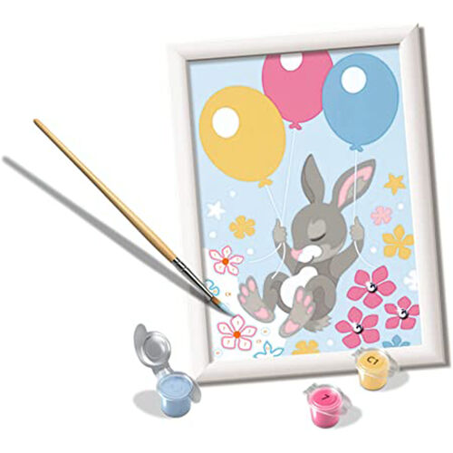 RAVENSBURGER CREART KIT PINTURA CONEJO CON GLOBOS