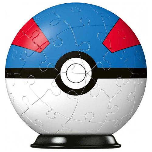 RAVENSBURGER PUZLE 3D POKMON POKBALL AZUL (SUPERBALL) 54 PIEZAS