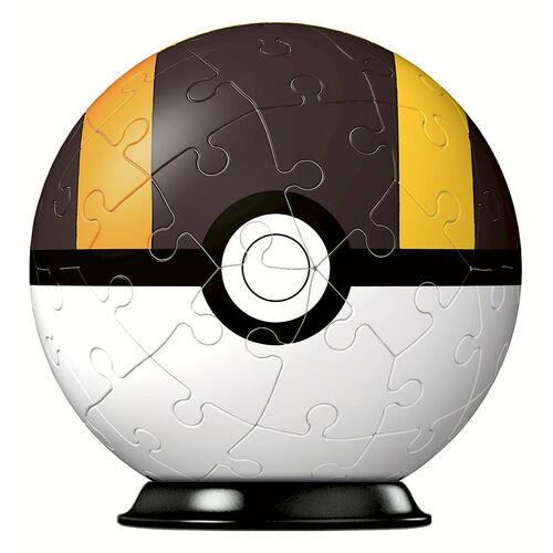 RAVENSBURGER PUZLE 3D POKEMON POKEBALL NEGRA (ULTRABALL) 54 PIEZAS