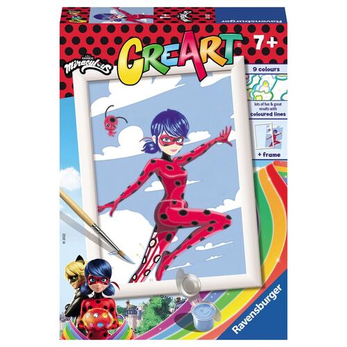 RAVENSBURGER CREART KIT PINTURA LAS AVENTURAS DE LADYBUG