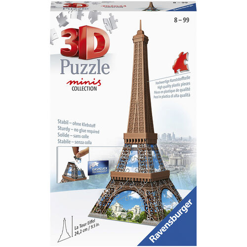 RAVENSBURGER PUZLE 3D MINI TORRE EIFFEL 54 PIEZAS