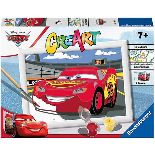 RAVENSBURGER CREART KIT PINTURA CARS: RAYO MCQUEEN