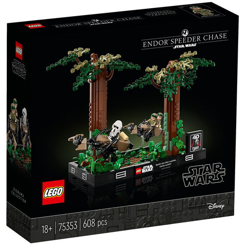 LEGO STAR WARS - DIORAMA: DUELO DE SPEEDERS EN ENDOR