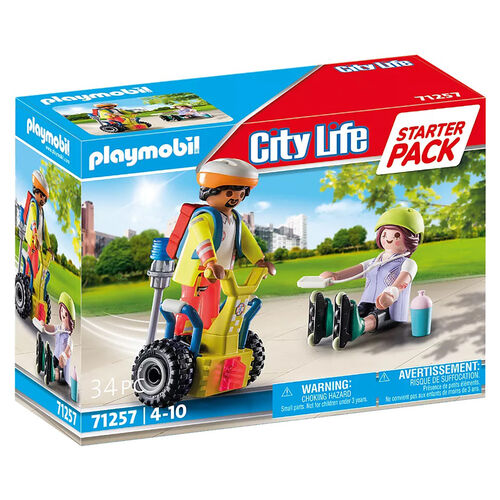 PLAYMOBIL - STARTER PACK RESCATE CON BALANCE RACER