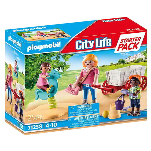 PLAYMOBIL - STARTER PACK EDUCADORA CON CARRITO