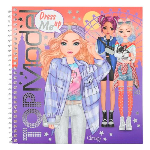 TOP MODEL - CUADERNO DE PEGATINAS DRESS ME UP