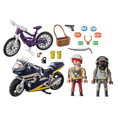 PLAYMOBIL STARTER PACK - FUERZAS ESPECIALES Y LADRN