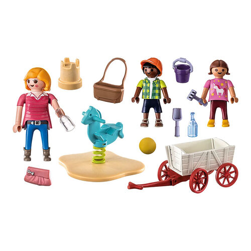 PLAYMOBIL - STARTER PACK EDUCADORA CON CARRITO